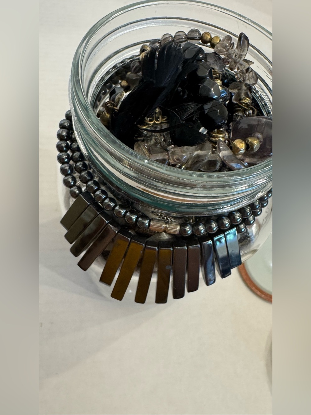 Mystery Jewelry Jar #9 Wearable Quality Pieces 2 lb Necklace Bracelet Earrings - Picture 12 of 16